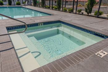 Small clear pool
